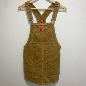 Girls Dickies Corduroy Overall Dress